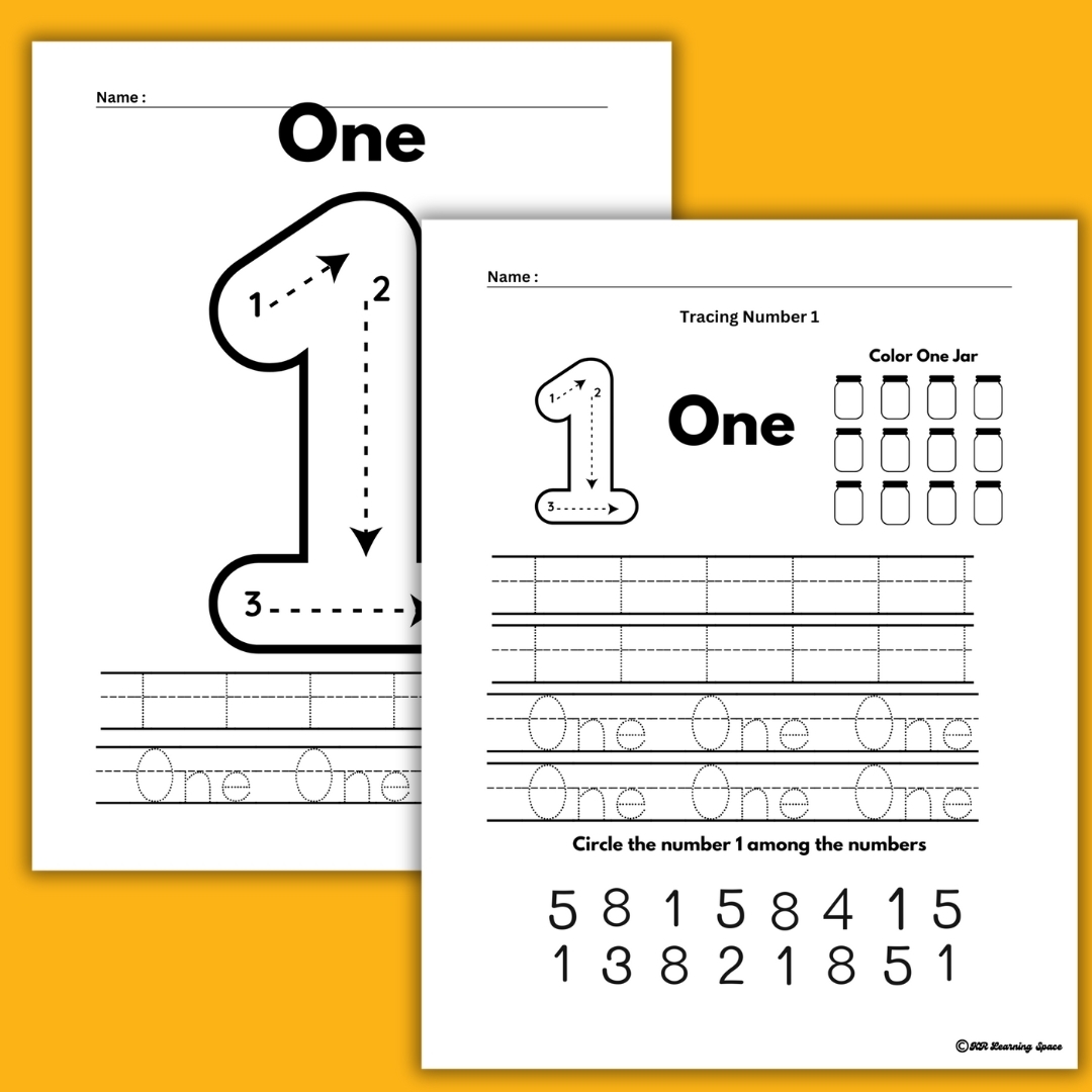 1 10 Number Tracing Preschool Worksheet Printable Handwriting Practice Made By Teachers 1 10 Number Tracing Preschool Worksheet Printable Handwriting Practice Made By Teachers
