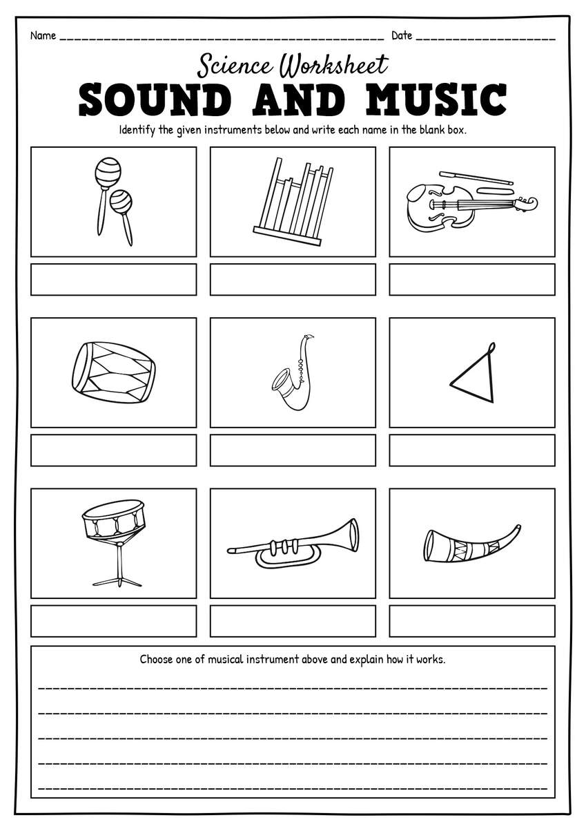 13 Science Worksheets Light And Sound Free PDF At Worksheeto 13 Science Worksheets Light And Sound Free PDF At Worksheeto