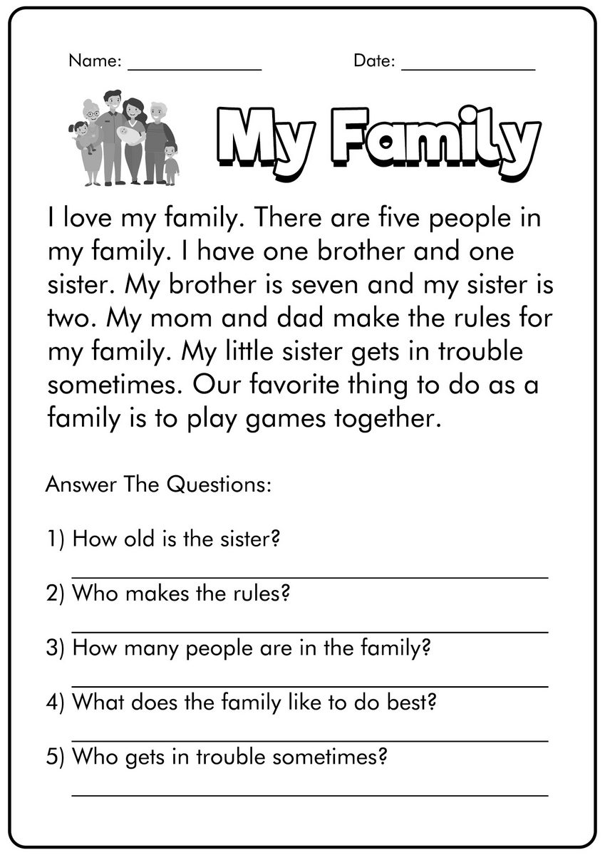 15 First Grade Reading Comprehension Worksheets Free PDF At Worksheeto 50 Kindergarten 1st Grade Reading Comprehension Passages Worksheets Sentences Reading Worksheet Fluency Worksheet English Learing Set 1 Etsy