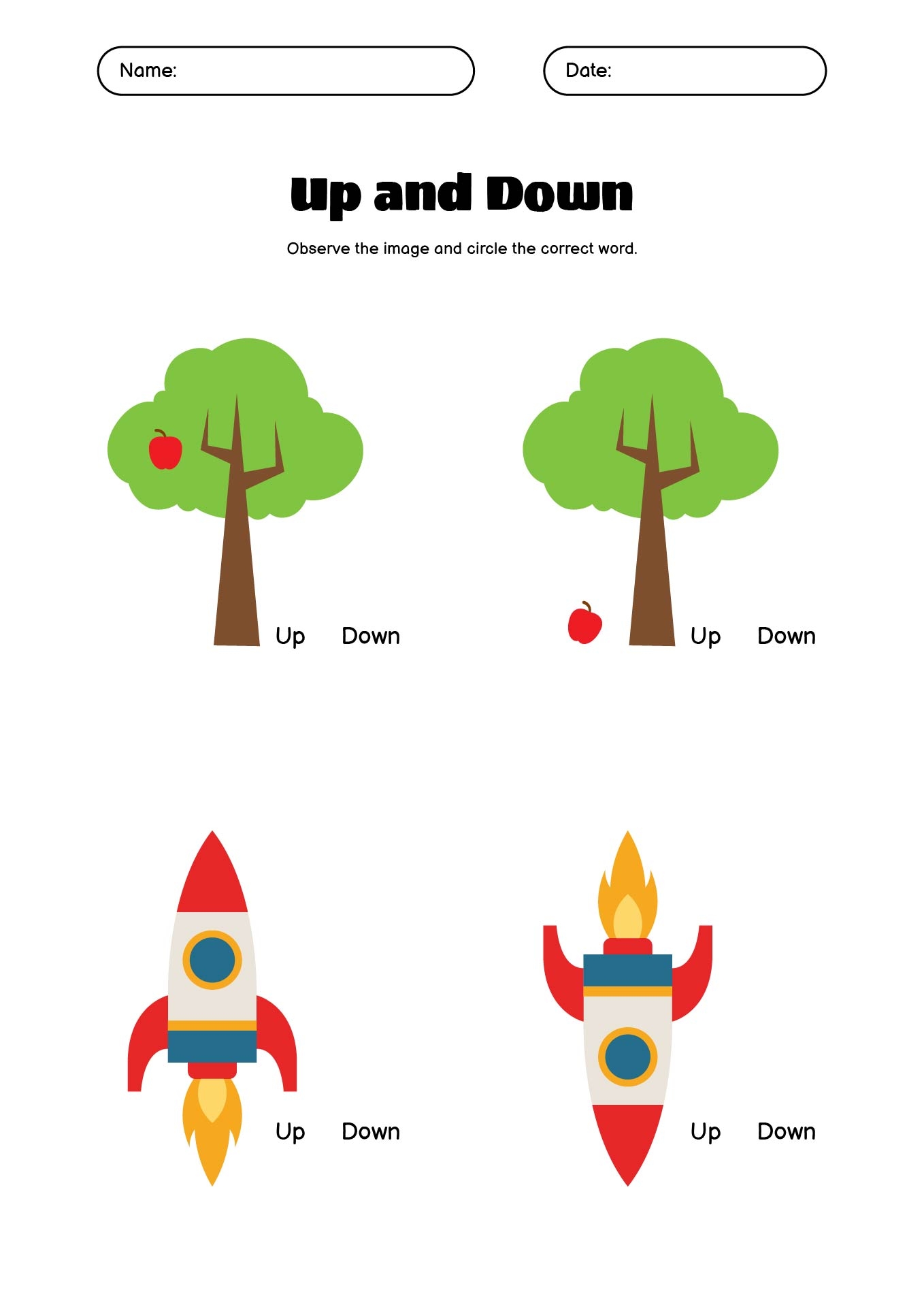 16 Up And Down Worksheets Preschool Free PDF At Worksheeto 16 Up And Down Worksheets Preschool Free PDF At Worksheeto