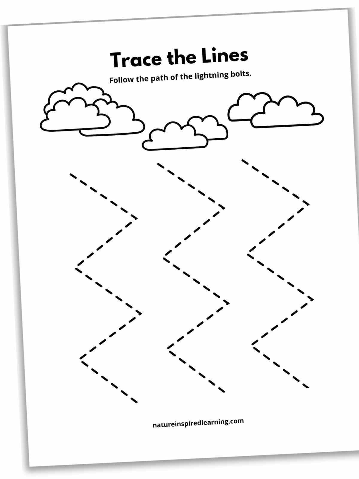 17 Line Tracing Worksheets Free Nature Inspired Learning Curved Line Tracing Worksheets For Kindergarten Free