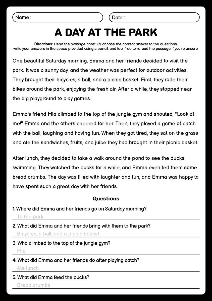 18 Wh Questions Reading Comprehension Worksheets Free PDF At Worksheeto 18 Wh Questions Reading Comprehension Worksheets Free PDF At Worksheeto