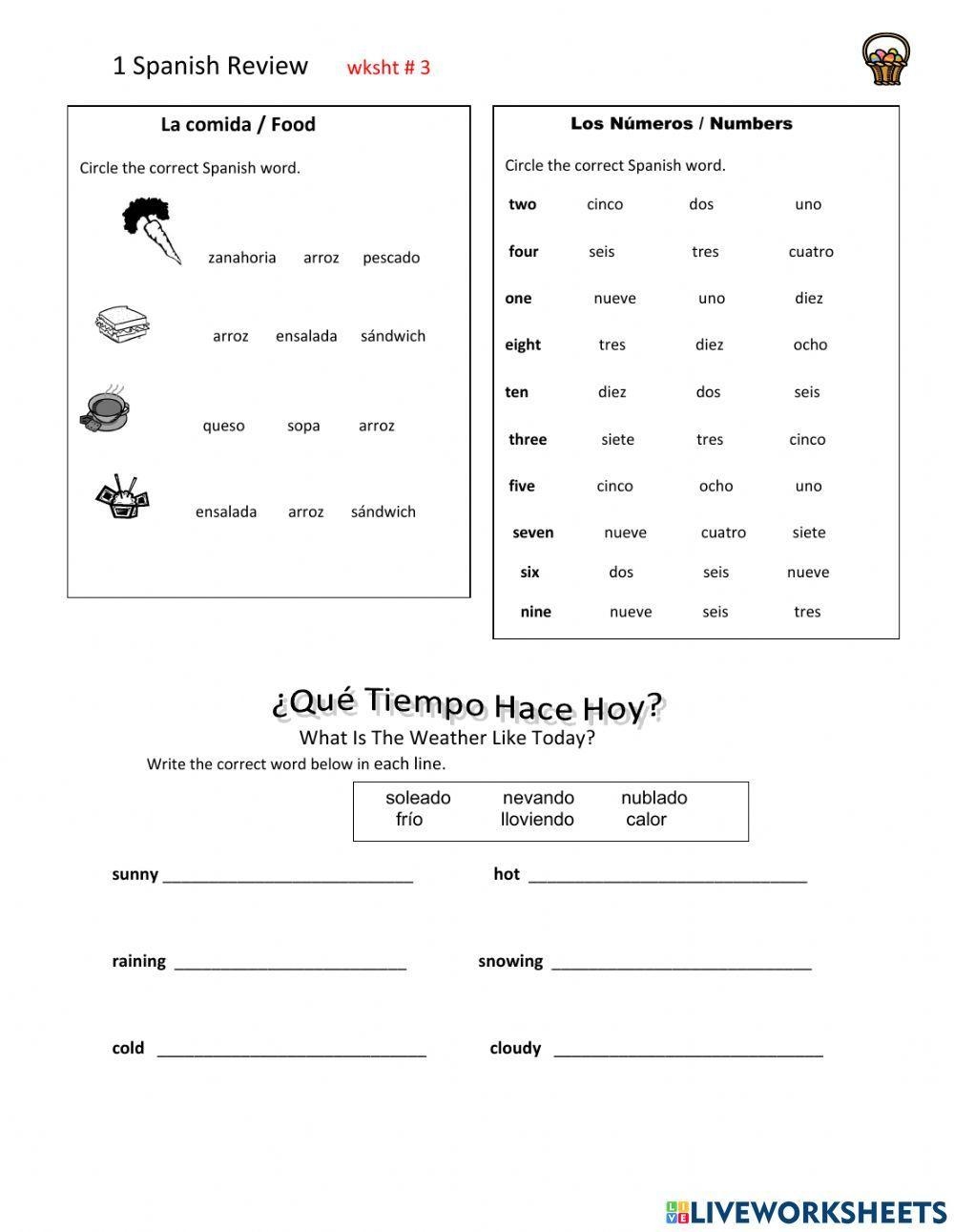 1st Grade Spanish Worksheet Collection Fun And Engaging Activities For Young Learners