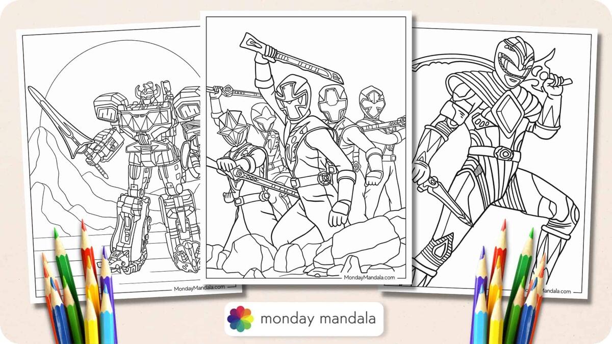 22 Power Rangers Coloring Pages Free PDF Printables