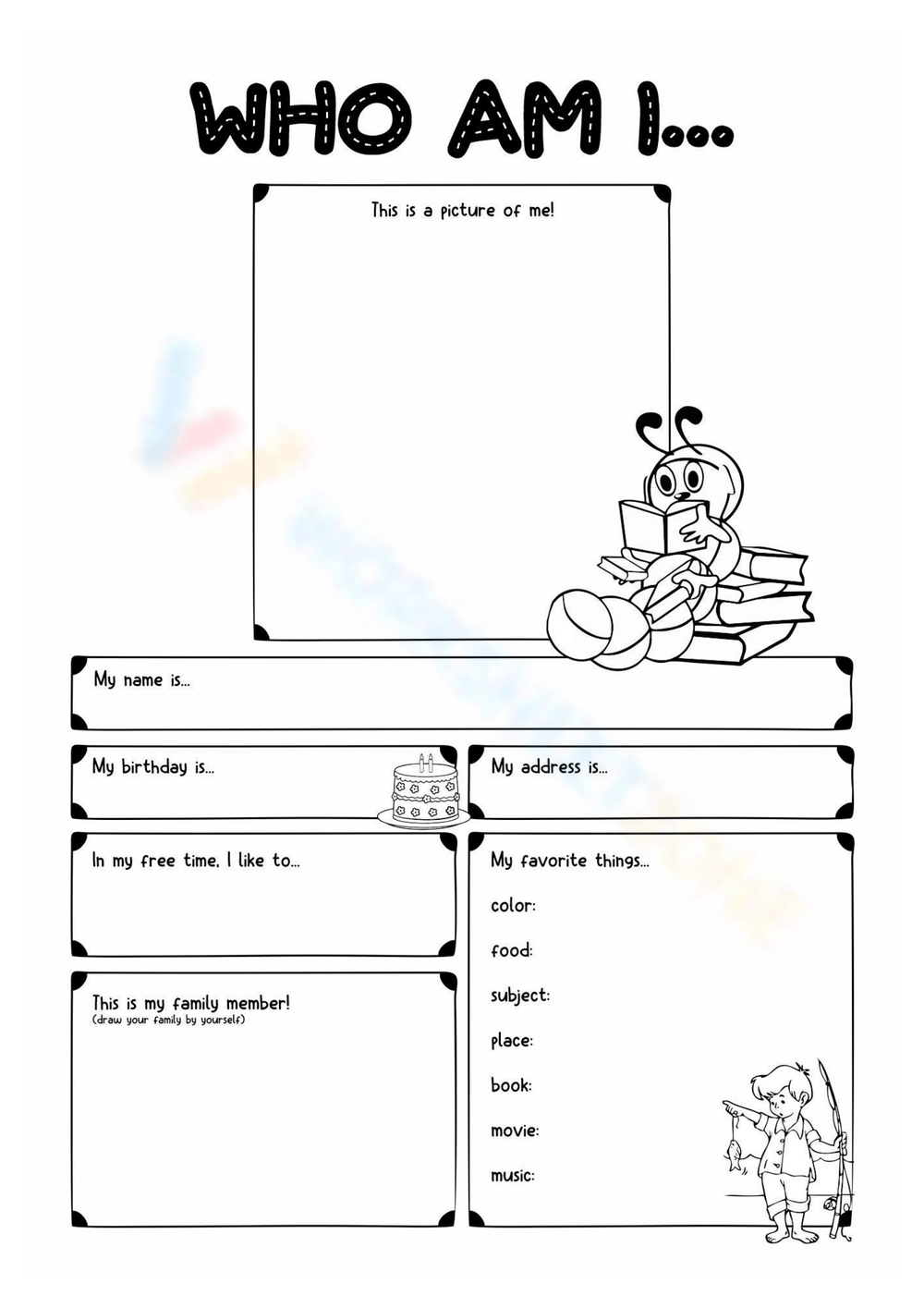30 Free Who Am I Worksheet Collection For Students Worksheets Library 30 Free Who Am I Worksheet Collection For Students Worksheets Library