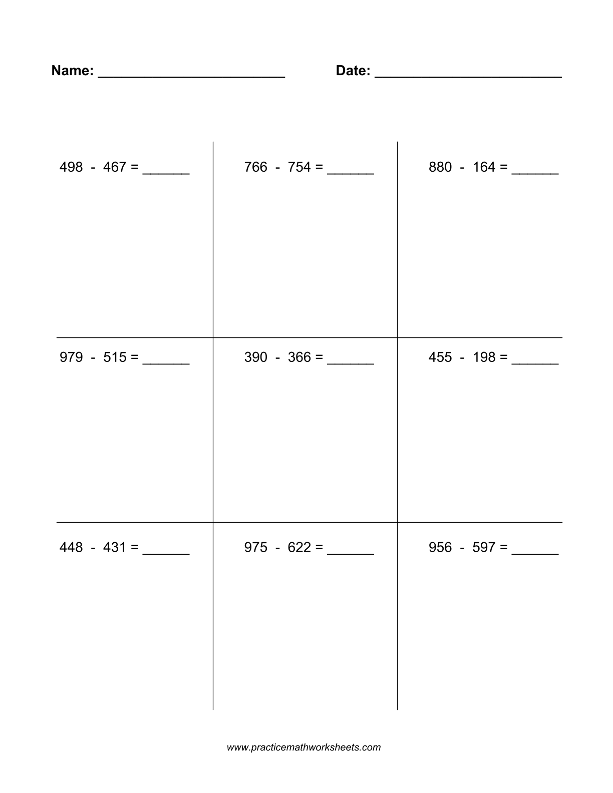 3rd Grade Math Worksheets Word Problems PracticeMathWorksheets