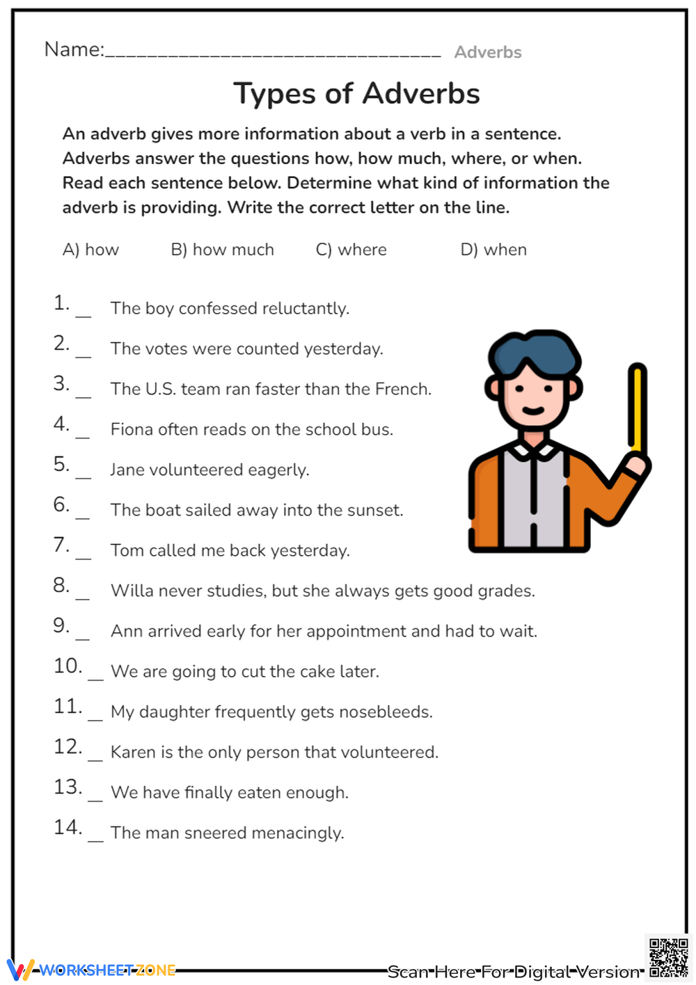 4th Grade Easter Adverbs Worksheets Printable 4th Grade Easter Adverbs Worksheets Printable
