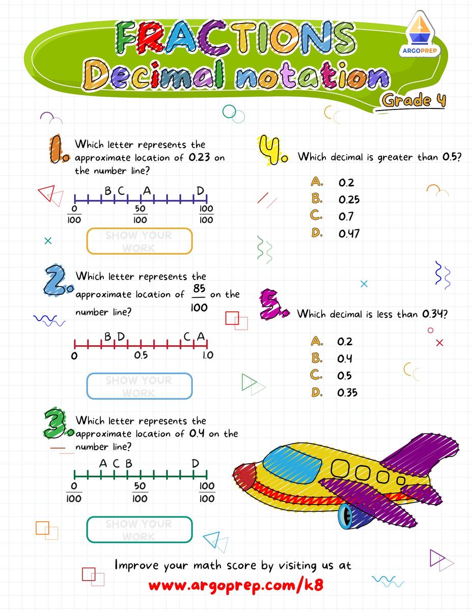 4th Grade Mixed Numbers And Improper Fractions Ordering Decimal Numbers Worksheets For Free ArgoPrep 4th Grade Mixed Numbers And Improper Fractions Ordering Decimal Numbers Worksheets For Free ArgoPrep
