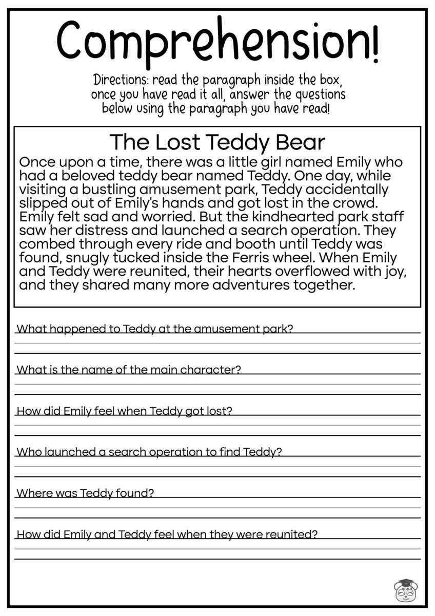 5 Printable Reading Comprehension English Worksheets Ages 4 7 KG1 To Grade 2 Etsy Norway 5 Printable Reading Comprehension English Worksheets Ages 4 7 KG1 To Grade 2 Etsy Norway