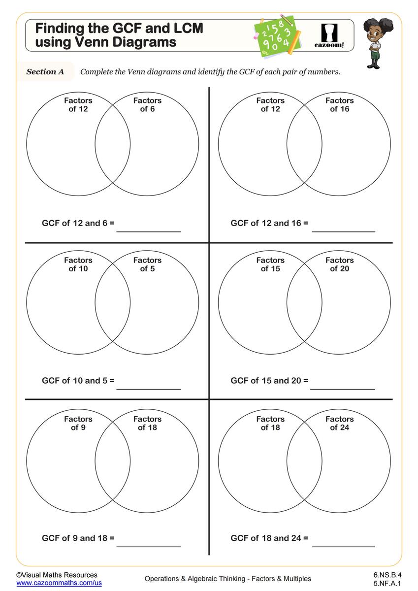 5th Grade Factors Multiples Worksheets PDF Printable Worksheets Cazoom Math 5th Grade Factors Multiples Worksheets PDF Printable Worksheets Cazoom Math