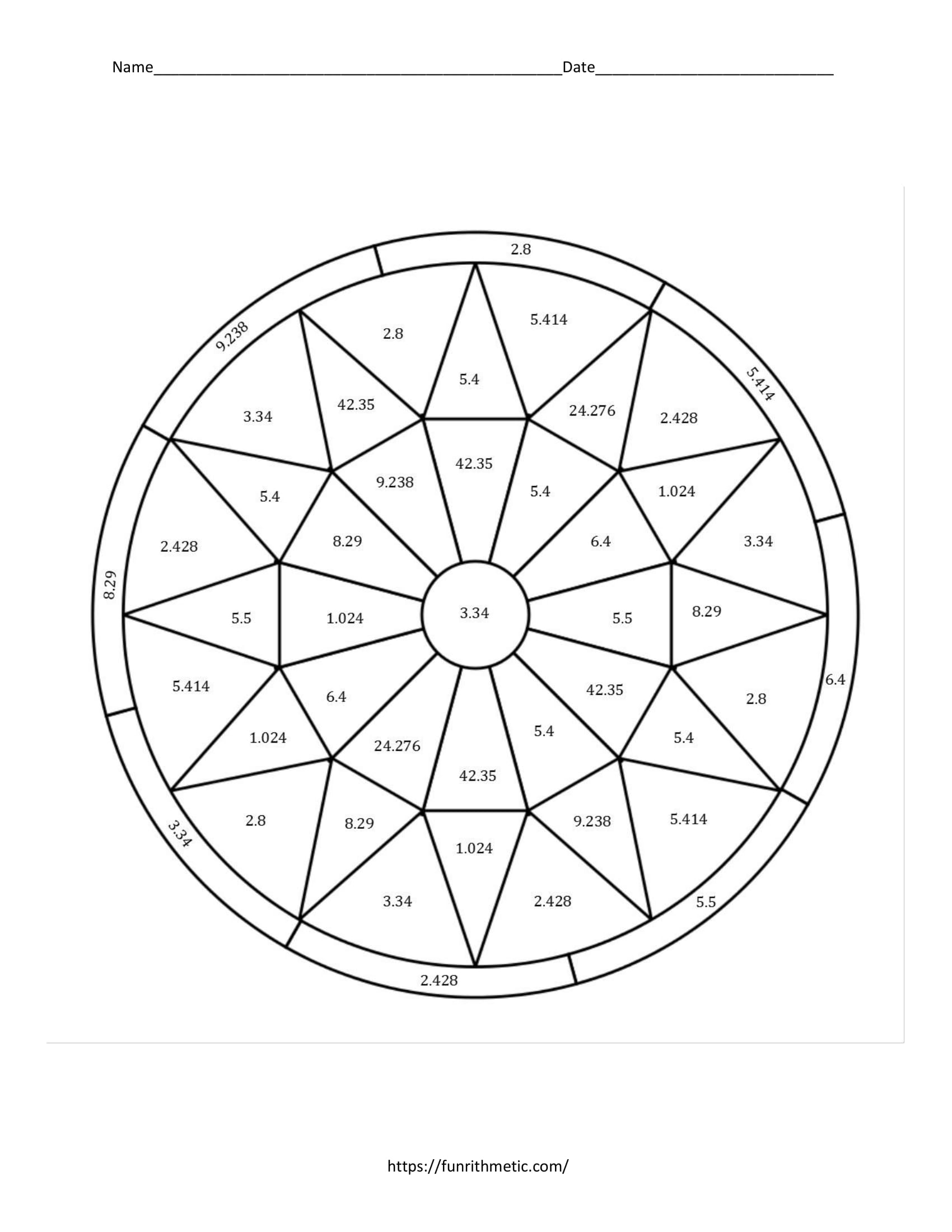Adding Subtracting Decimals Color By Number Grades 4 5 Math Practice Funrithmetic Adding Subtracting Decimals Color By Number Grades 4 5 Math Practice Funrithmetic