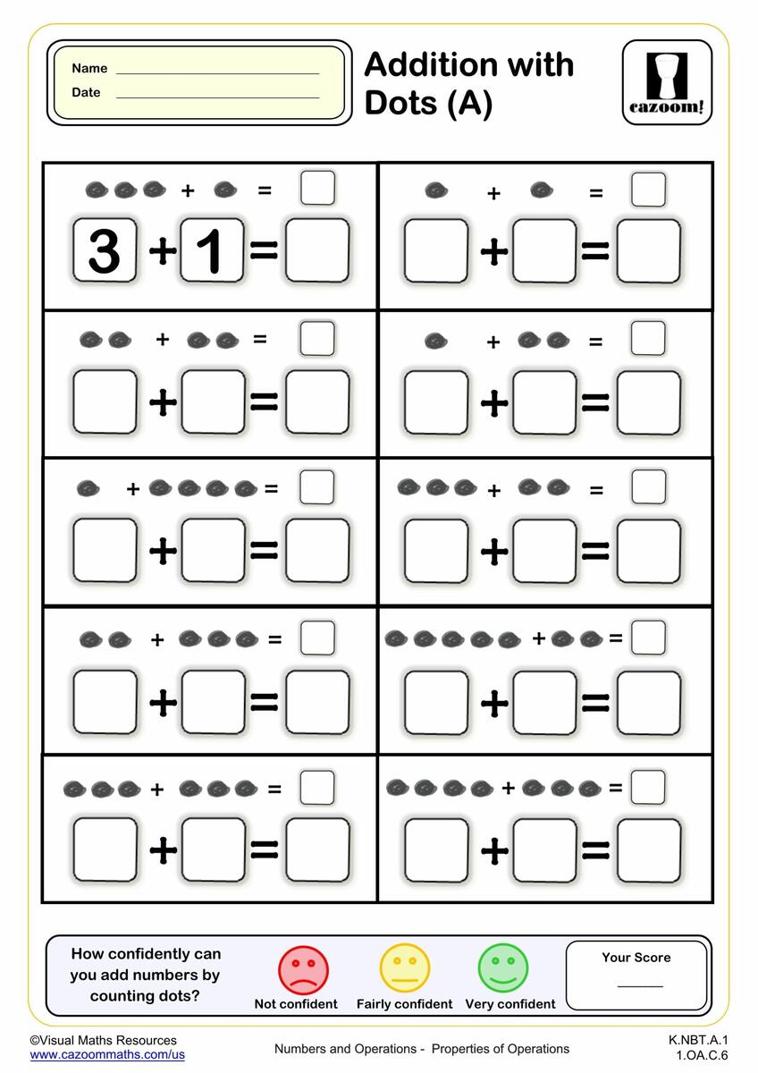 Dot The Number Worksheets