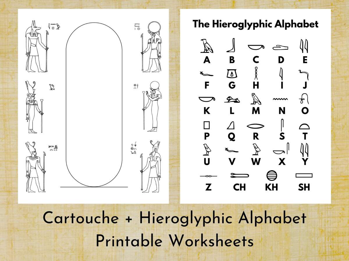 Ancient Egyptian Hieroglyphic Alphabet Cartouche Printable Worksheet Ancient History School Activity Worksheet Digital Download Etsy Ancient Egyptian Hieroglyphic Alphabet Cartouche Printable Worksheet Ancient History School Activity Worksheet Digital Download Etsy