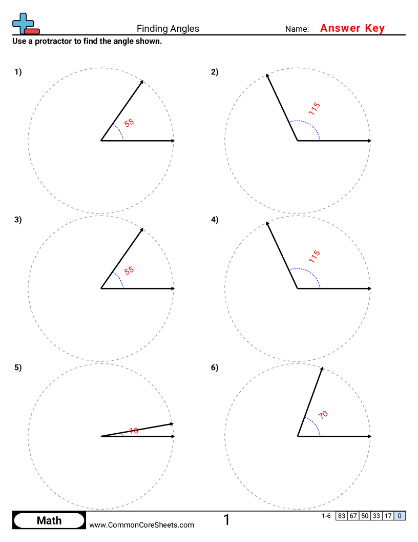 Angles Worksheets Angles Worksheets