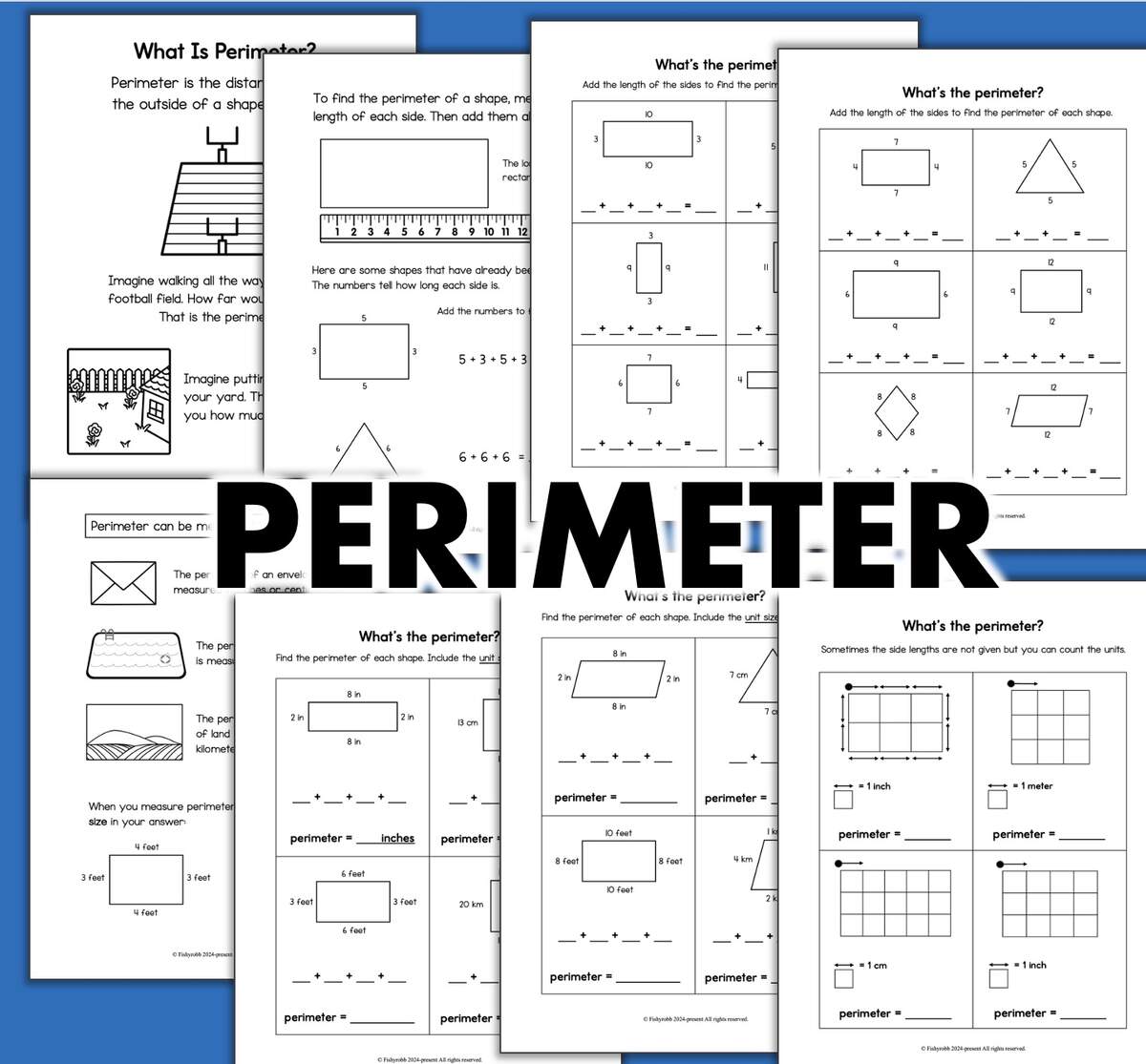 Area And Perimeter Worksheets No Prep Math Activities 3rd Grade Made By Teachers