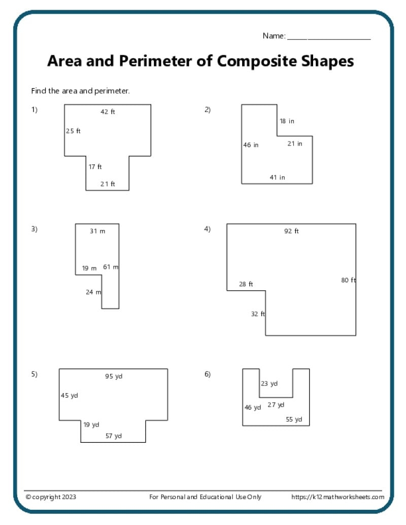 Perimeter Of A Rectangle
