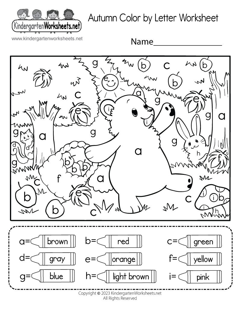 Autumn Color By Letter Worksheet Free Printable Digital PDF Sweet Treats Color By Alphabet Letter Worksheets For Preschoolers FREE