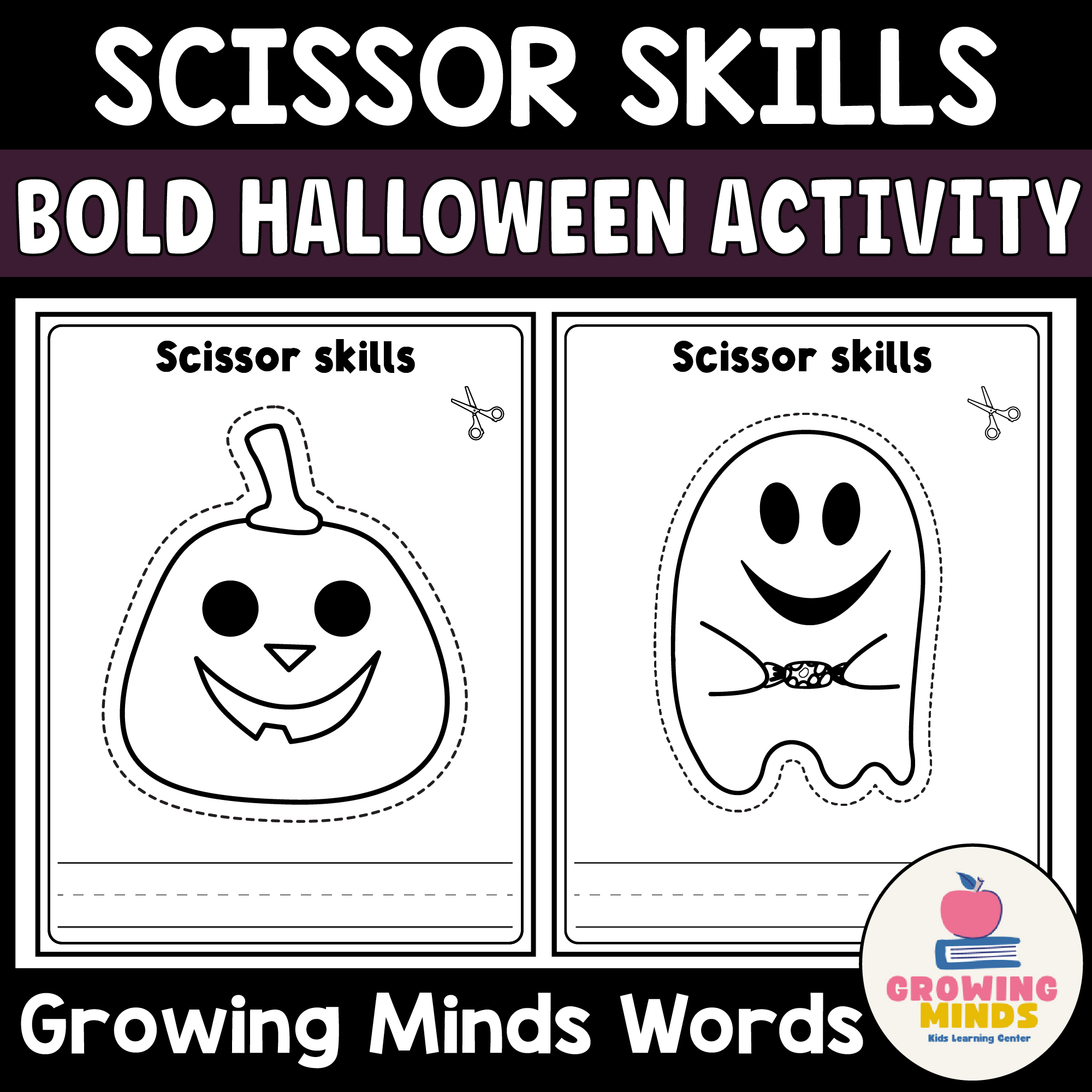 Bold Halloween Scissor Skills Cutting Practice And Writing Activity Kindergarten Made By Teachers Bold Halloween Scissor Skills Cutting Practice And Writing Activity Kindergarten Made By Teachers