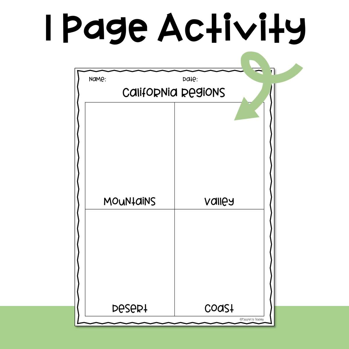 California Regions Activity Made By Teachers California Regions Activity Made By Teachers