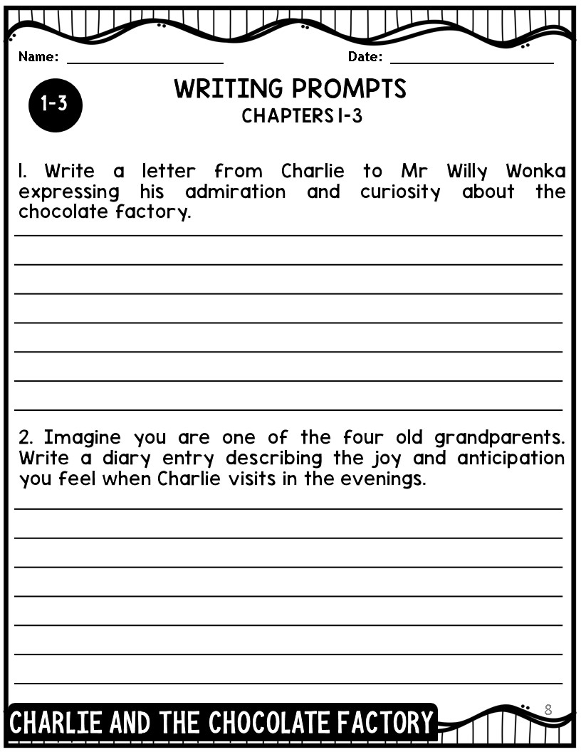 Charlie And The Chocolate Factory Novel Study Guide Made By Teachers Charlie And The Chocolate Factory Novel Study Guide Made By Teachers