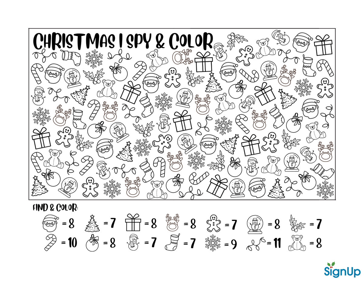 Free Editable Christmas Worksheet Templates Canva