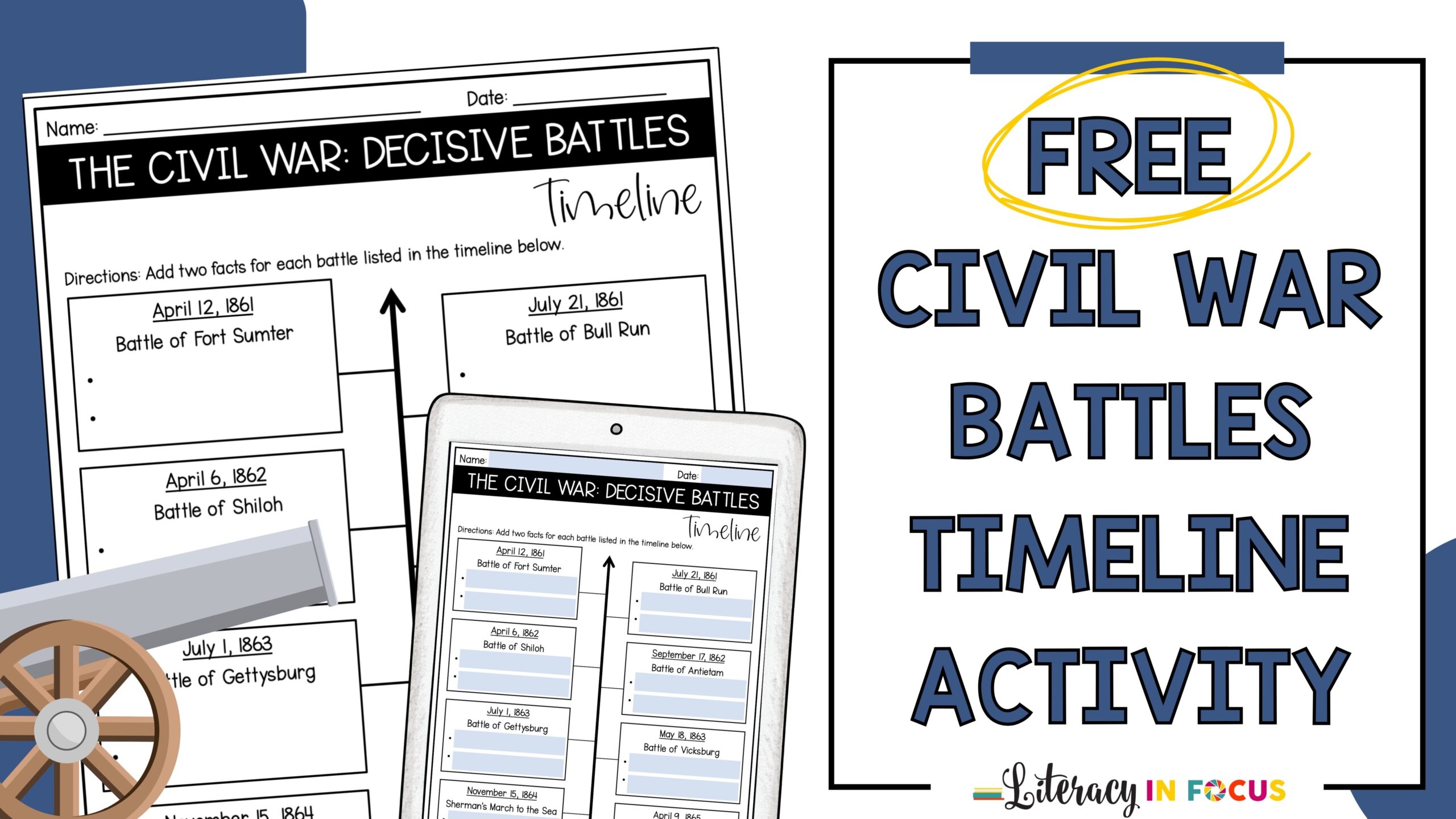 Civil War Battles Timeline Activity Free Worksheet Literacy In Worksheets Library Civil War Battles Timeline Activity Free Worksheet Literacy In Worksheets Library