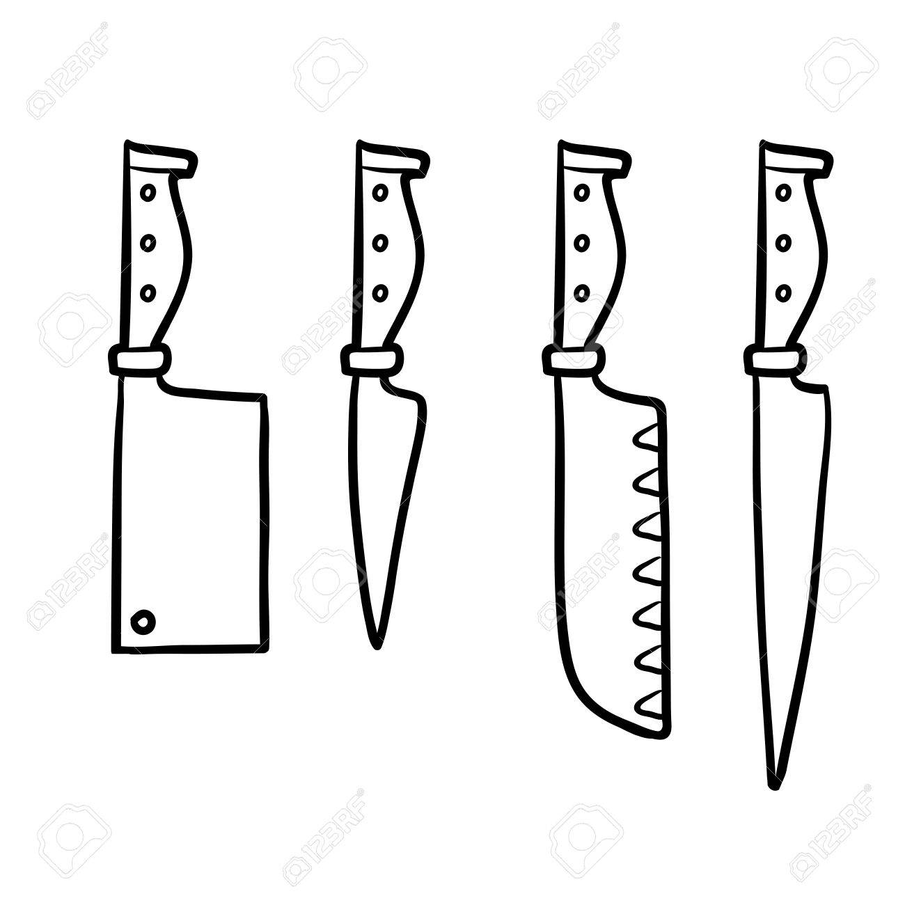 Coloring Book For Children Set Of Knives Royalty Free SVG Cliparts Vectors And Stock Illustration Image 83446543 Coloring Book For Children Set Of Knives Royalty Free SVG Cliparts Vectors And Stock Illustration Image 83446543