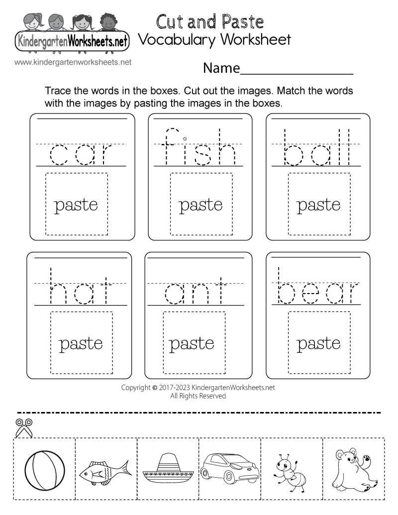 Cut And Paste Vocabulary Worksheet Free Printable Digital PDF Color Cut And Glue Pages Gift Of Curiosity