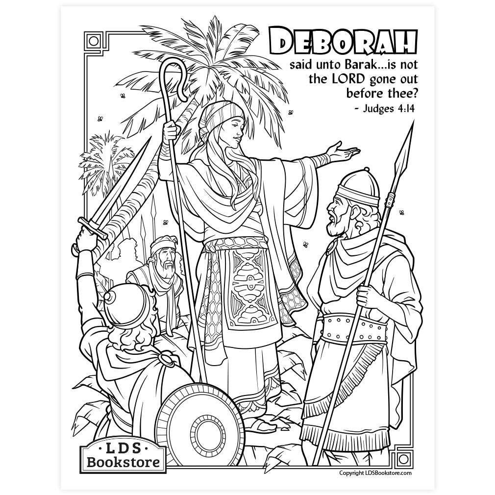 Deborah Judges 4 1 23 Word Search WordMint