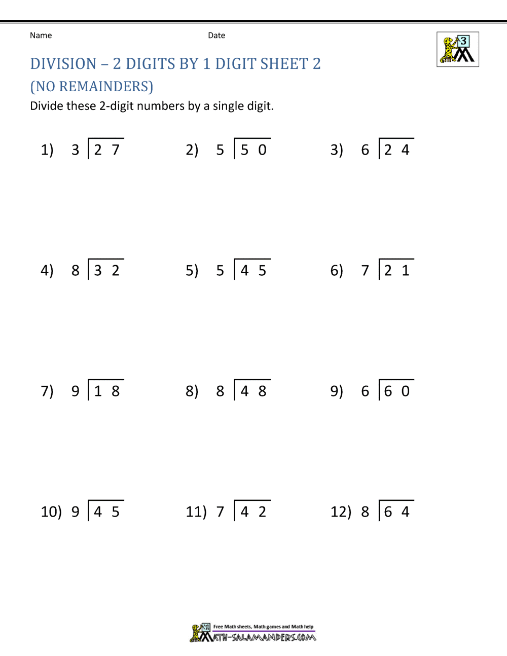 Division Worksheets 3rd Grade 3rd Grade Division Worksheets K12 Math Worksheets