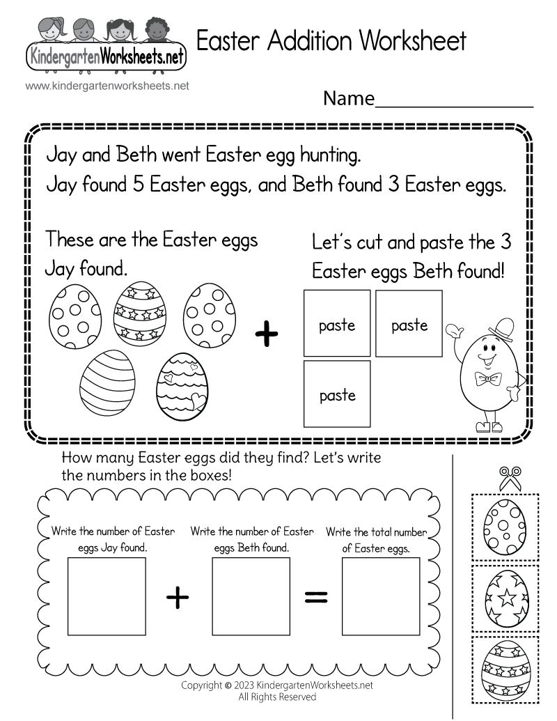 Fun 1st Grade Easter Worksheets For Holiday Learning