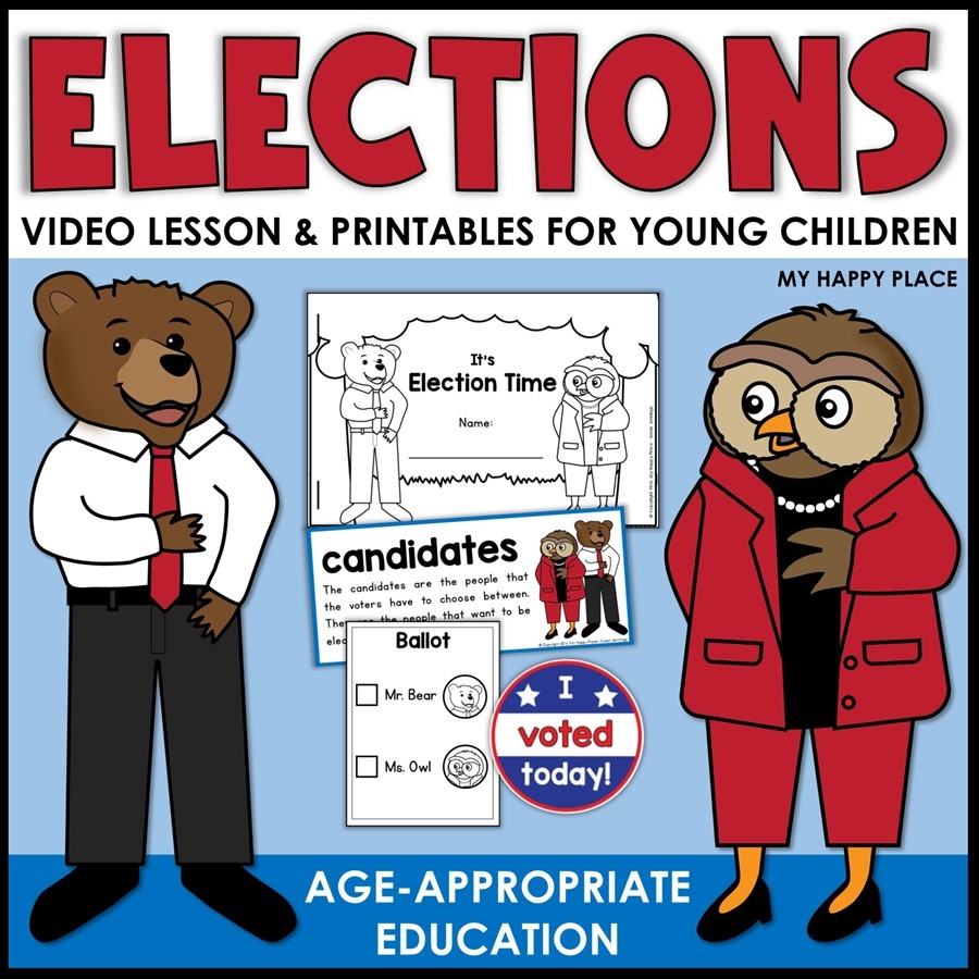 Election Day Video E Book And Activities