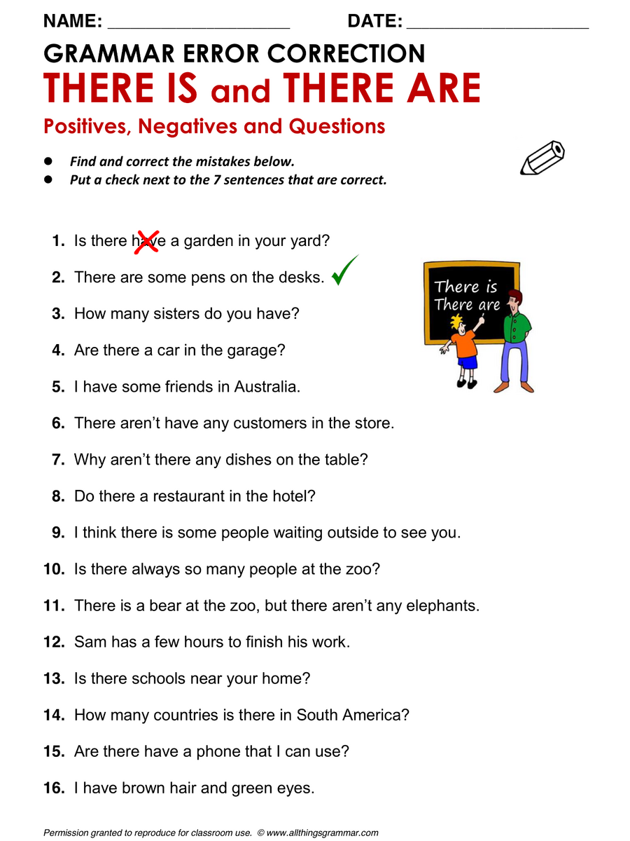 English Grammar Worksheet Grammar Error Correction There Is Worksheets Library English Grammar Worksheet Grammar Error Correction There Is Worksheets Library