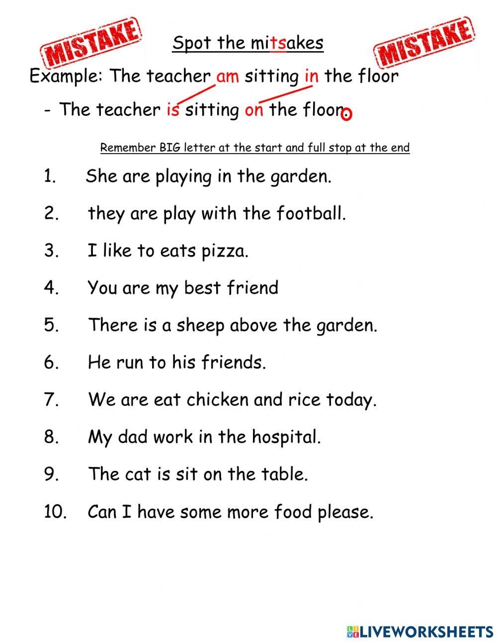 English Grammar Worksheet Grammar Error Correction There Is Worksheets Library English Grammar Worksheet Grammar Error Correction There Is Worksheets Library