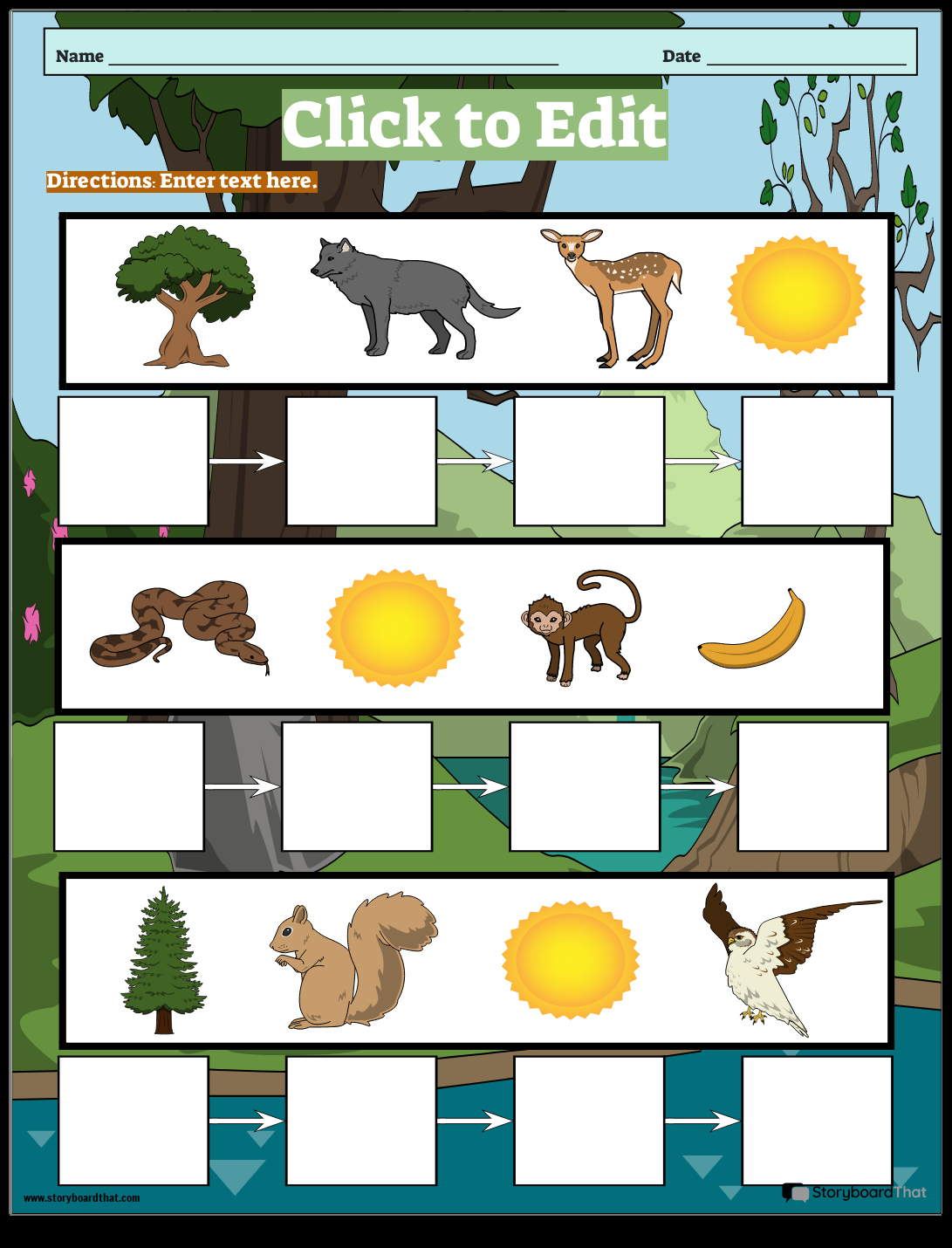 Food Chain And Web Worksheets Free Customizable Templates Worksheets Library Ferocious Food Chain Worksheets Free And Easy Print The Simple Homeschooler