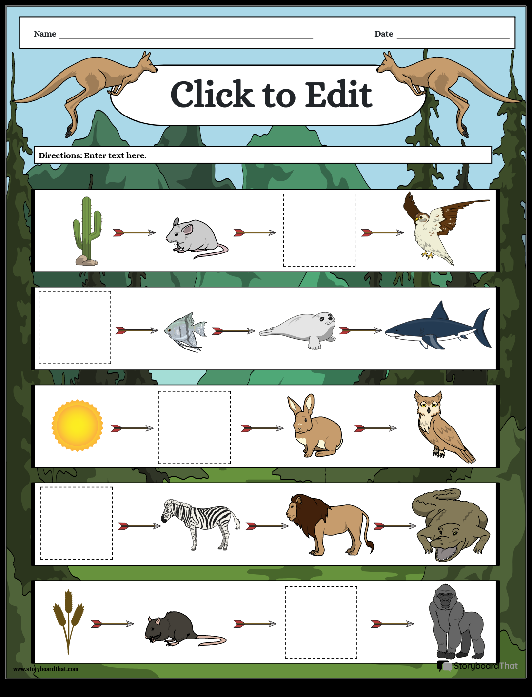 Food Web Worksheets Free Printable Worksheets Library Food Web Worksheets Free Printable Worksheets Library