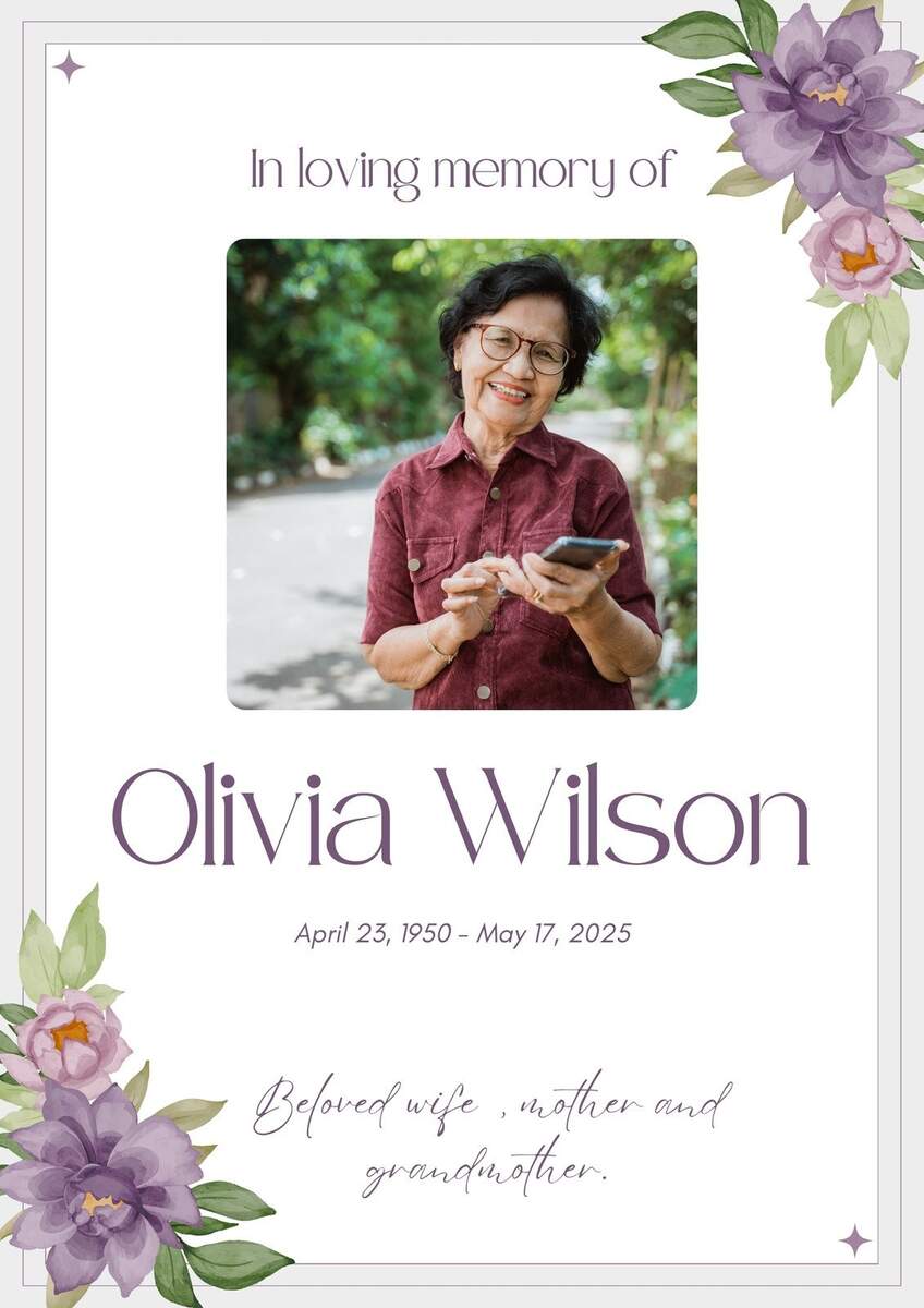 Free And Customizable In Loving Memory Templates Canva Free And Customizable In Loving Memory Templates Canva