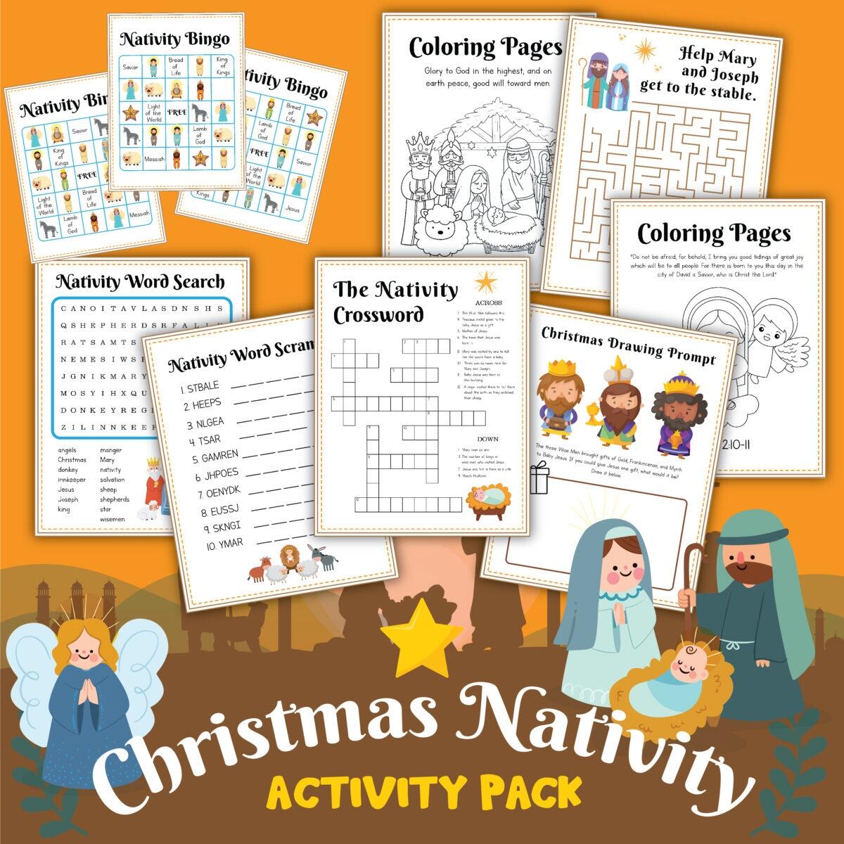 FREE Christmas Story Printables Activity Sheets Leap Of Faith Crafting FREE Christmas Story Printables Activity Sheets Leap Of Faith Crafting