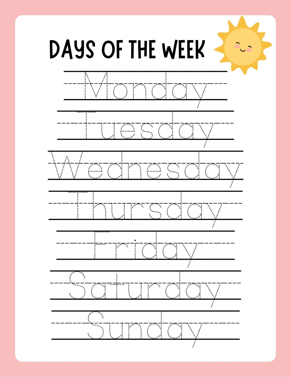 Printable 1st Grade Neat Handwriting Worksheets