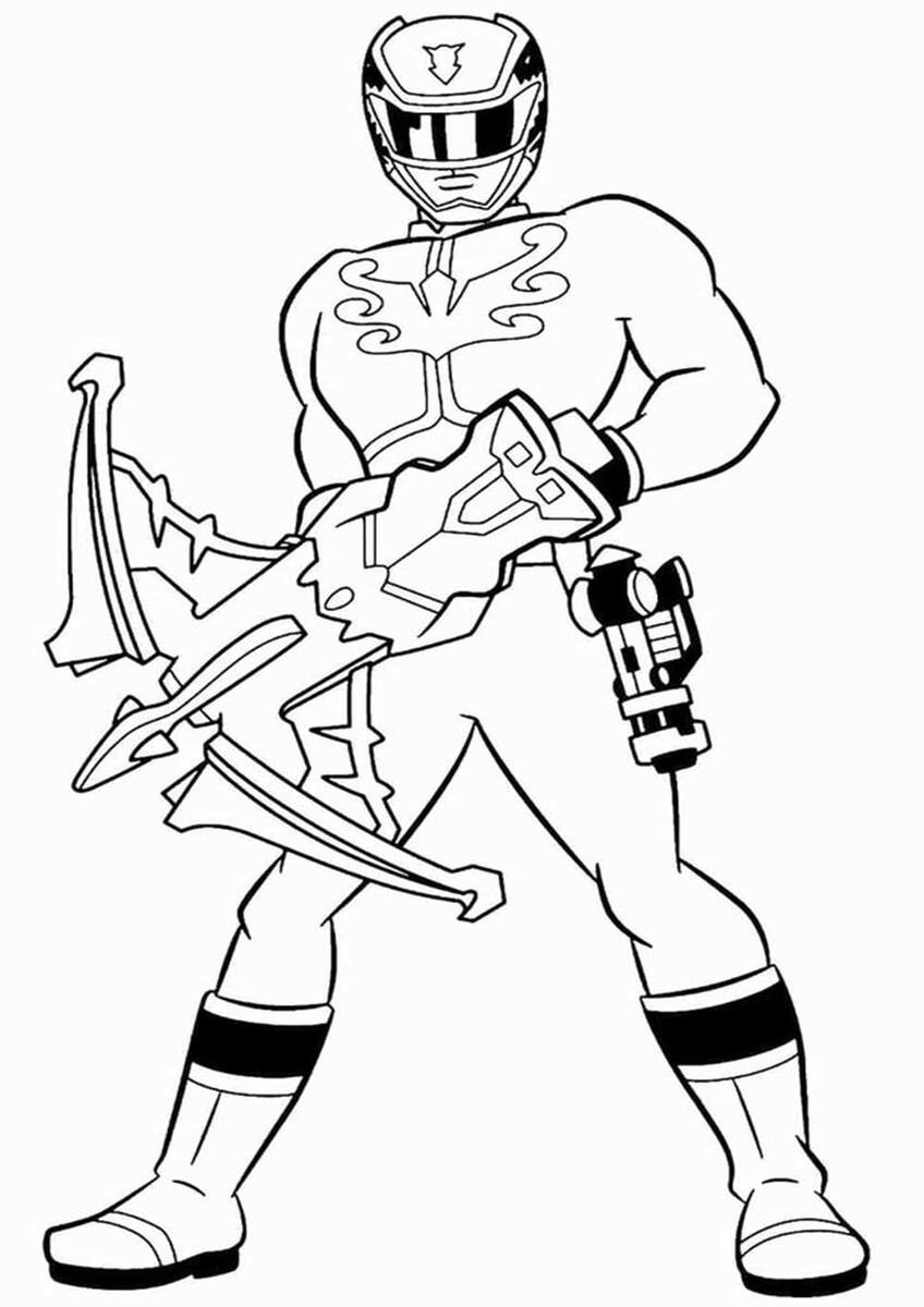 Free Easy To Print Power Rangers Coloring Pages Tulamama