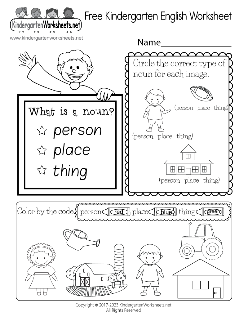 Free Kindergarten English Worksheet Printable First Week Of Kindergarten No Prep Printables Back To School Worksheets Miss Kindergarten