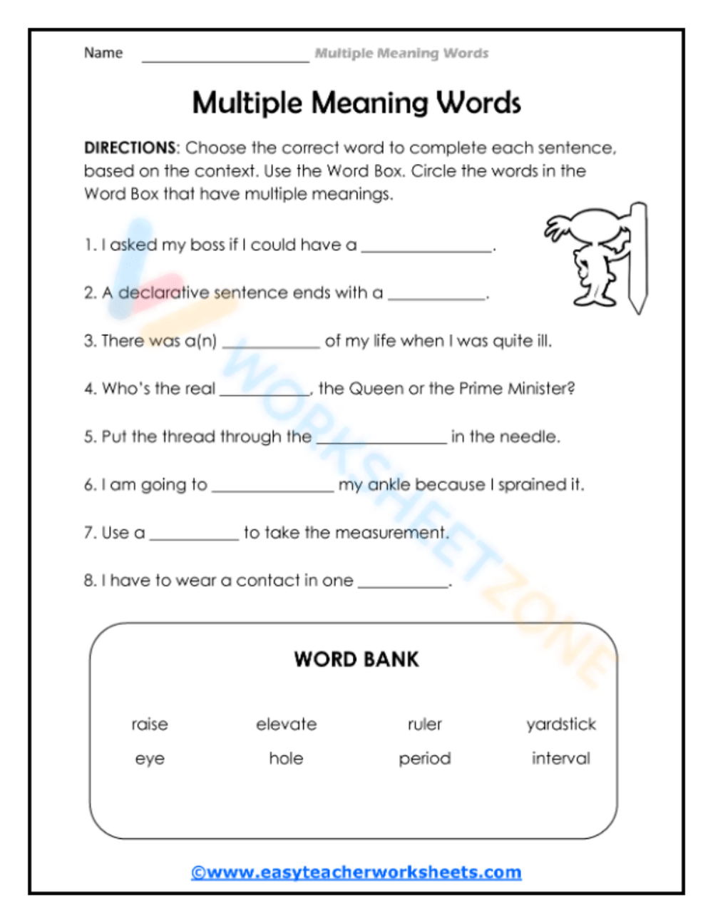 Free Multiple Meaning Words Worksheets For Teaching Worksheets Library Free Multiple Meaning Words Worksheets For Teaching Worksheets Library