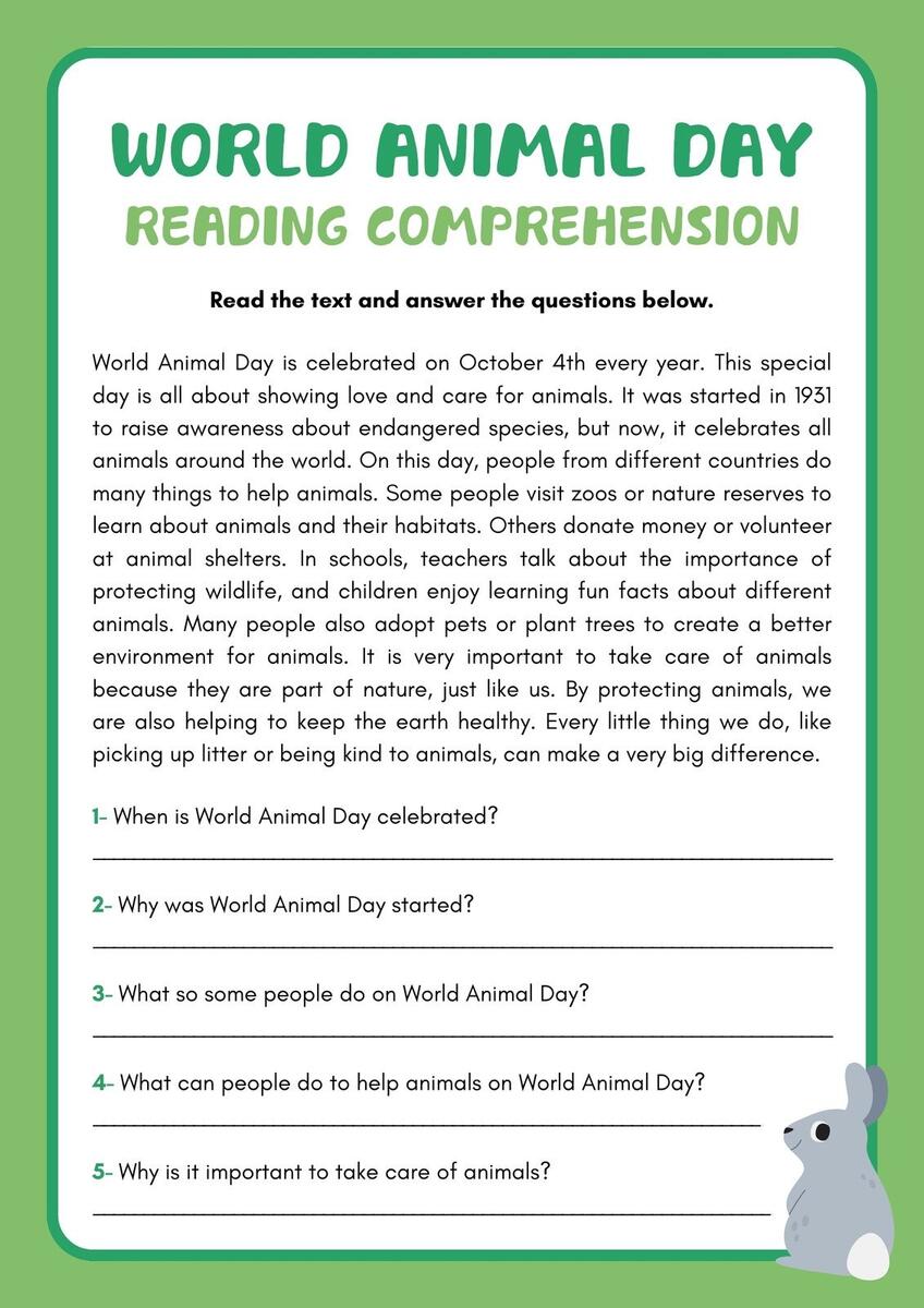 Page 5 Customize 544 Reading Comprehension Worksheets Templates Online Canva