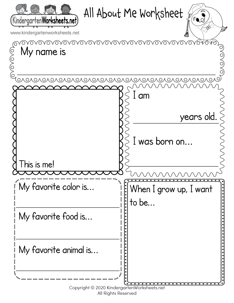 Free Printable All About Me Worksheet 30 Free Who Am I Worksheet Collection For Students Worksheets Library