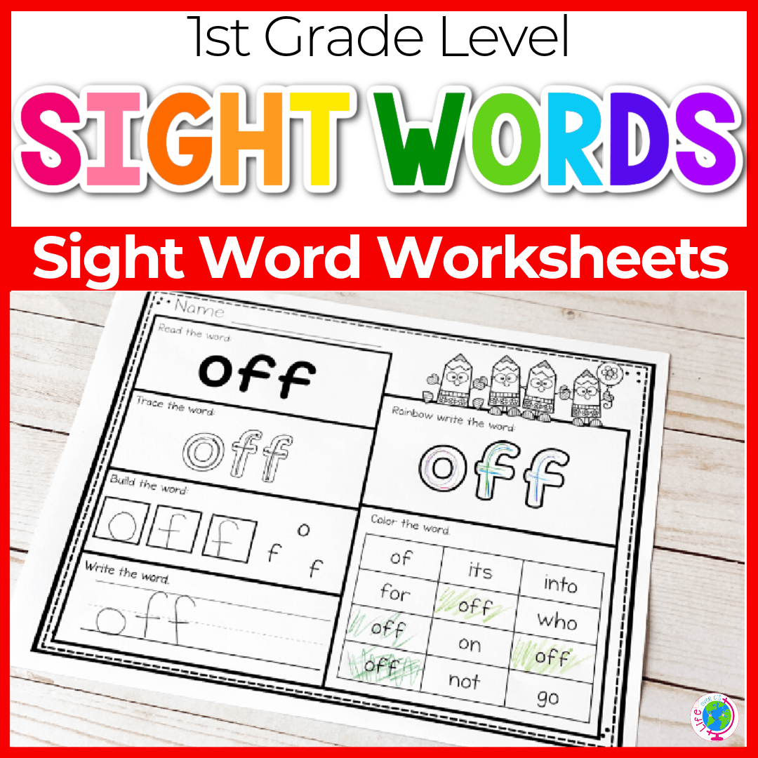 Free Printable First Grade Sight Words Worksheets Free Printable First Grade Sight Word Practice Sheets Frugal Mom Eh