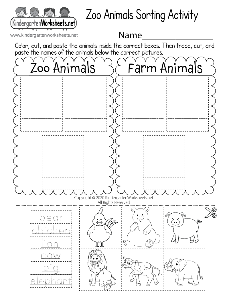 Sort Color Count Worksheet For Kindergarten Kidpid