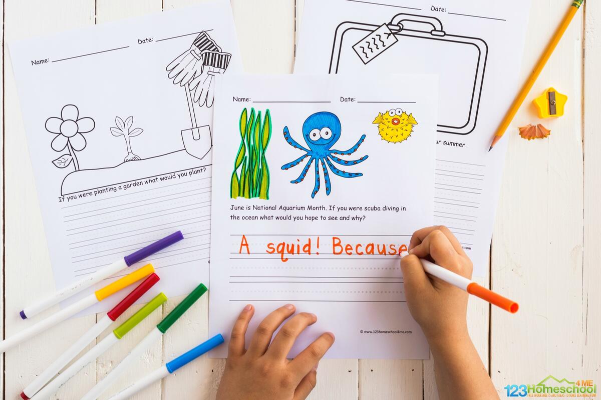 FREE Summer Writing Prompts FREE Summer Writing Prompts