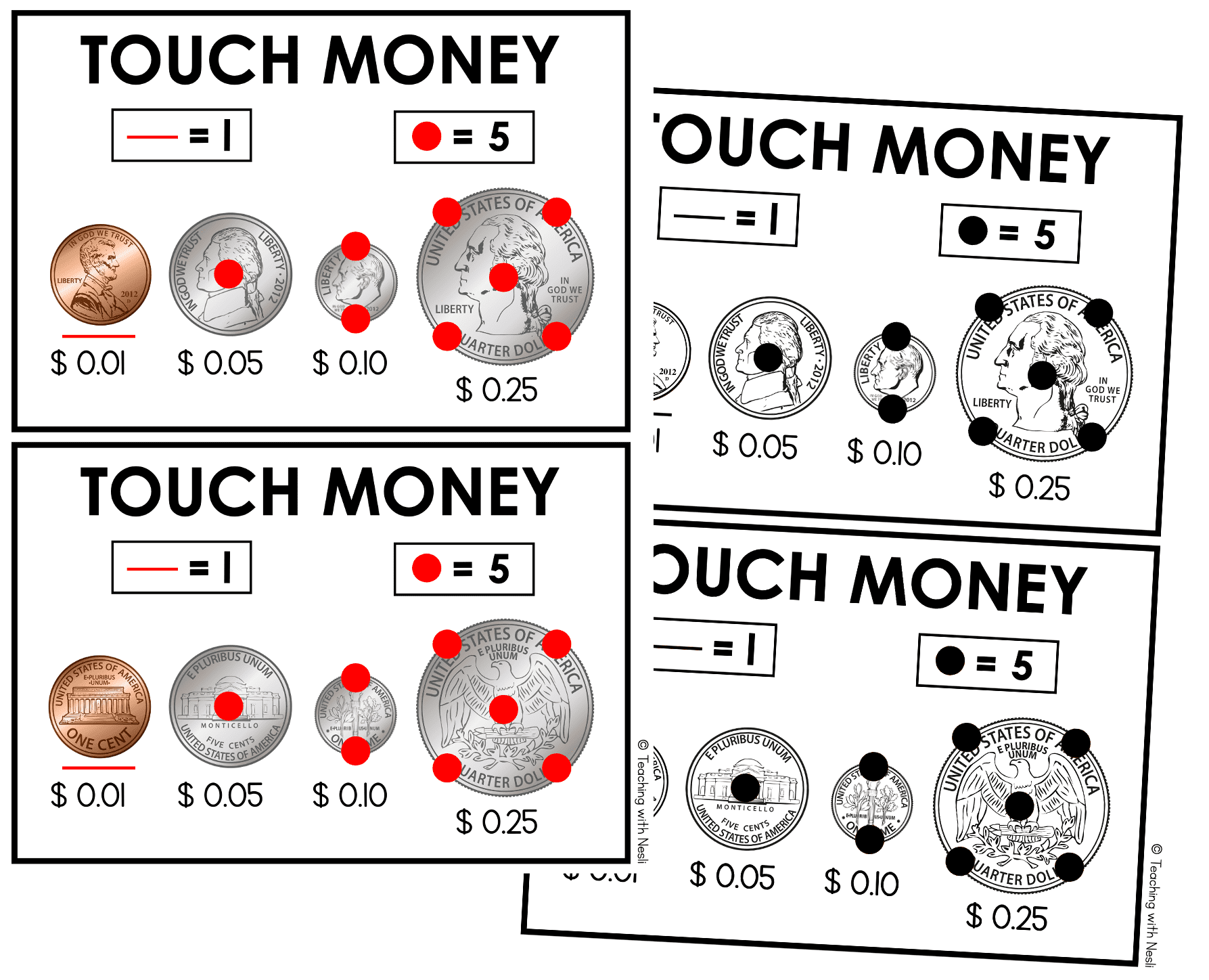 FREE Touch Money Chart You Can Use With Your Students Today Worksheets Library