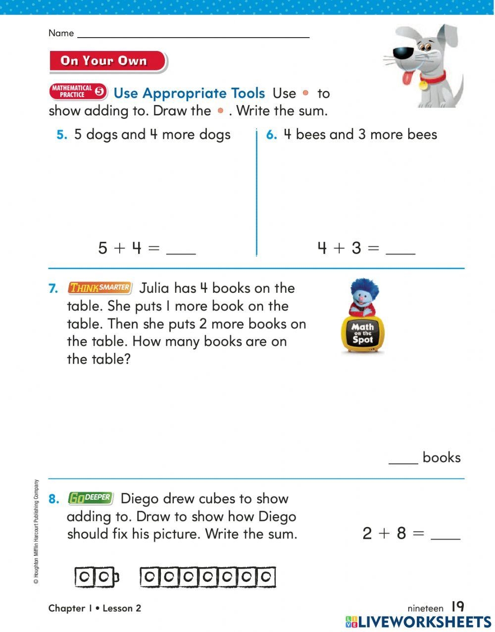 Go Math 1 Grade Worksheet Worksheets Library Go Math 1 Grade Worksheet Worksheets Library