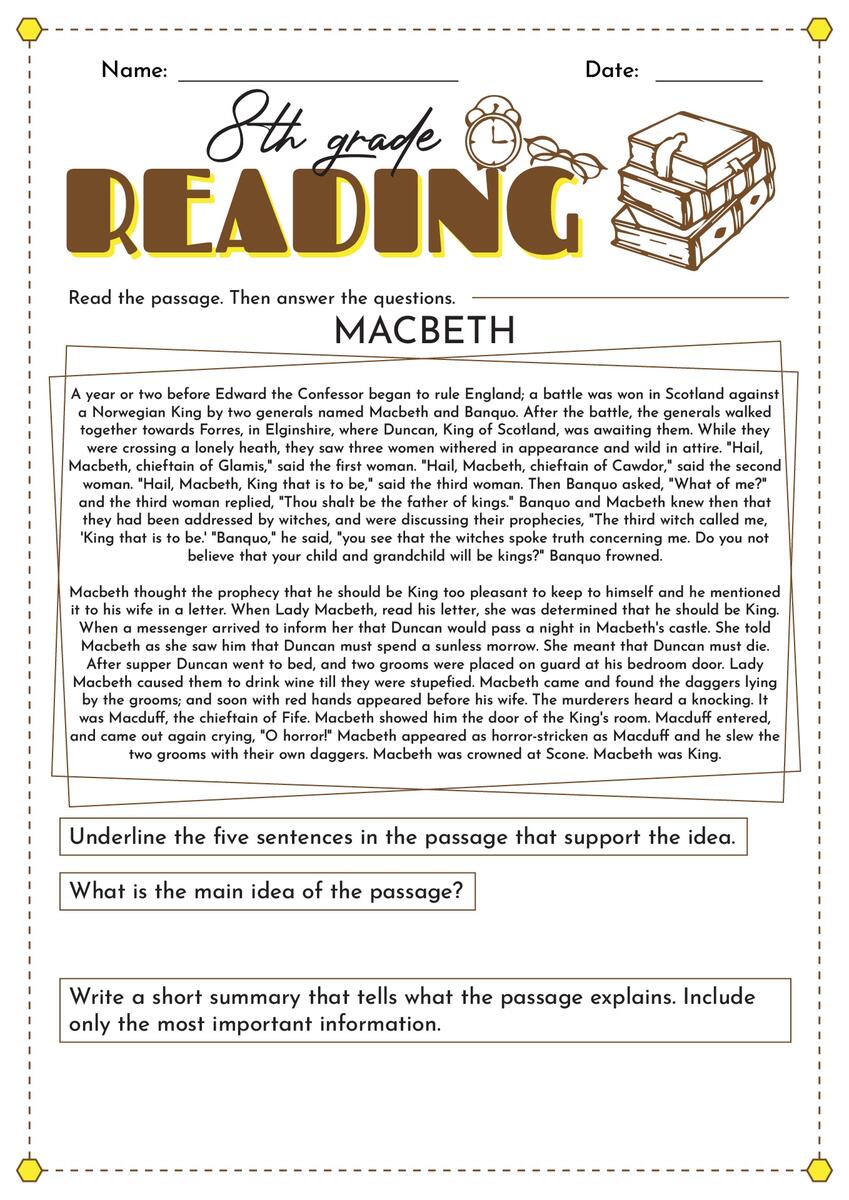 Grade 8 8th Grade Reading Worksheets 2024 Worksheets Library Grade 8 8th Grade Reading Worksheets 2024 Worksheets Library